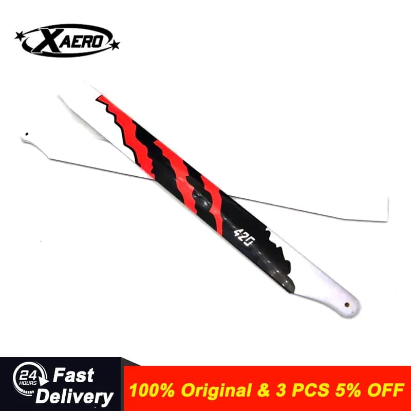 XAERO 420 MILLIMETRI In Fibra di Carbonio Lame del Rotore Principale per SAB GOBLIN 420 380 G380 G420 Gobby Kraken Parti di Elicotteri Modello RC Lame