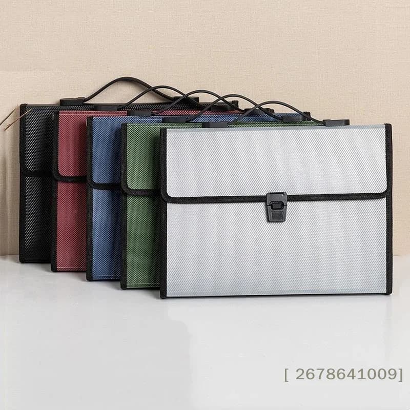 ⚑Long Document Organizer Paper Storage Expanding File Folder Portfolio Holder Large Capacity Bag