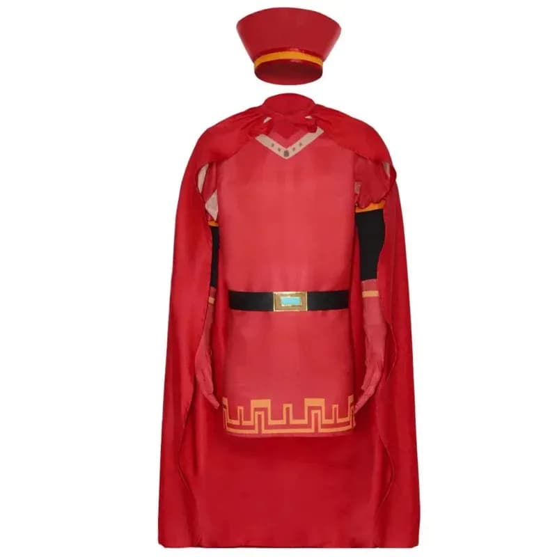 Lord Farquaad Costume Cosplay Abiti Abito Mantello Cappello Halloween Carnevale Festa Travestimento Abiti per ragazzi adulti Giochi di ruolo da uomo;