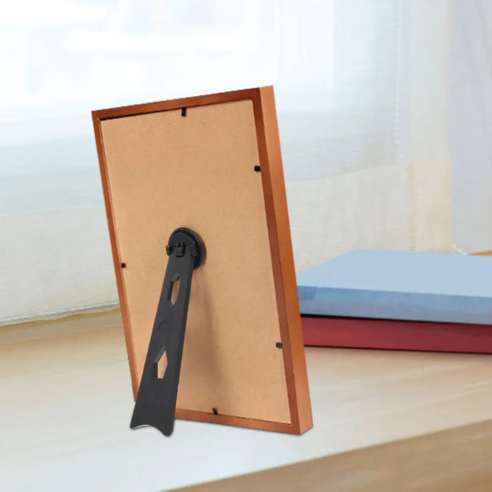 Support for 12-piece plastic photo frames, ultra stable structure, smooth finish, rounded edges, safe