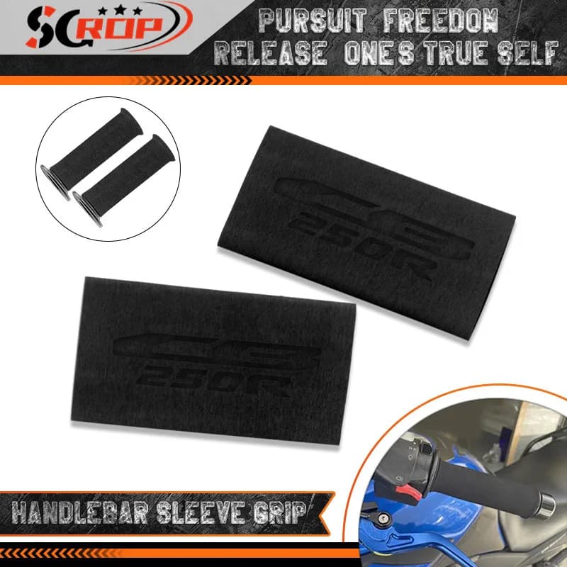 2024 Nuova Moto Anti Vibrazione Termoretraibile Manubrio Grip Leva Coperture Guanti Per CB1000R CB300R CB250R CB150R CB190R