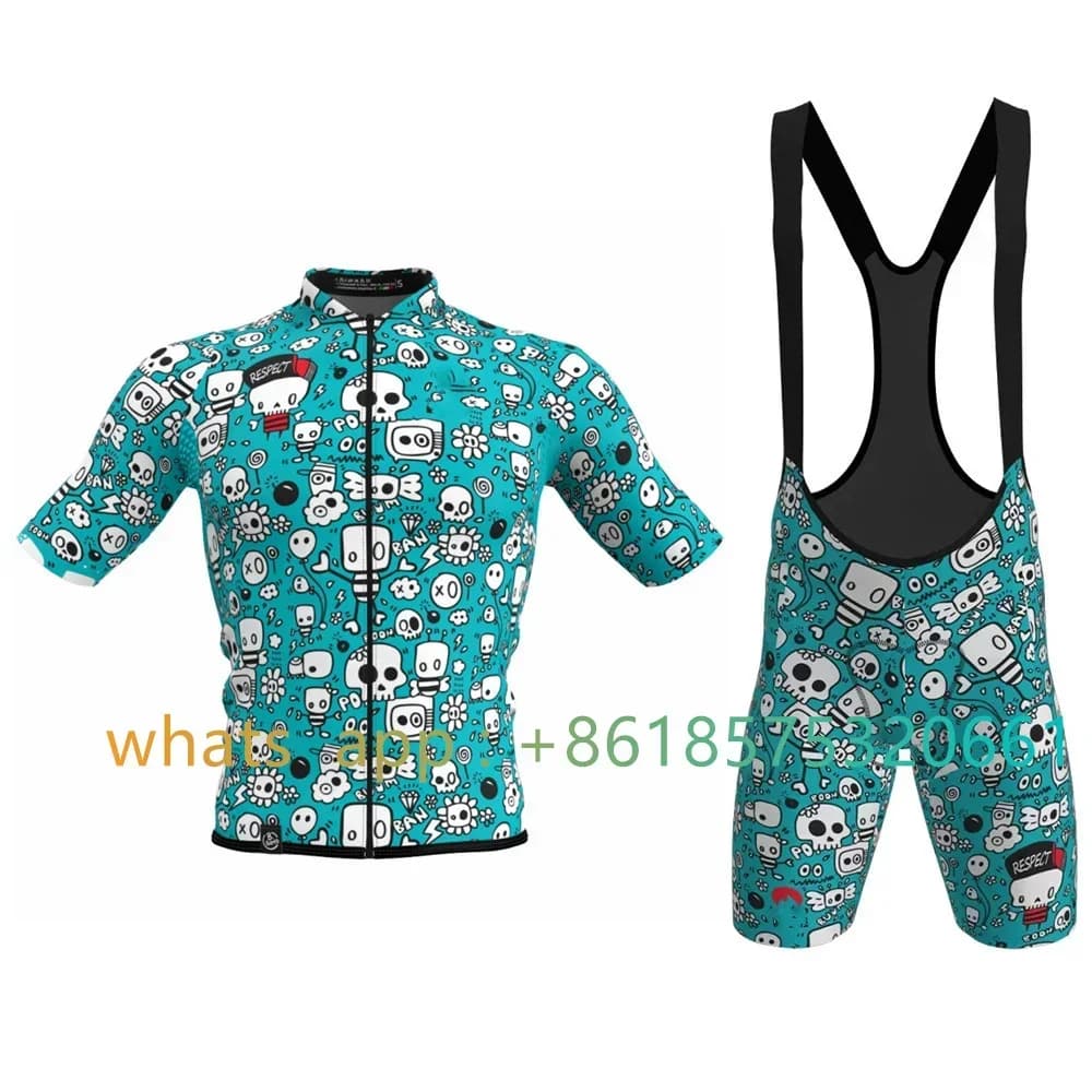 Slopline Cycling Jersey Suit Men Short Sleeve Bib shorts Kit 2023 Summer Pro Team Breathable Triathlon Kit Ropa Maillot Ciclismo
