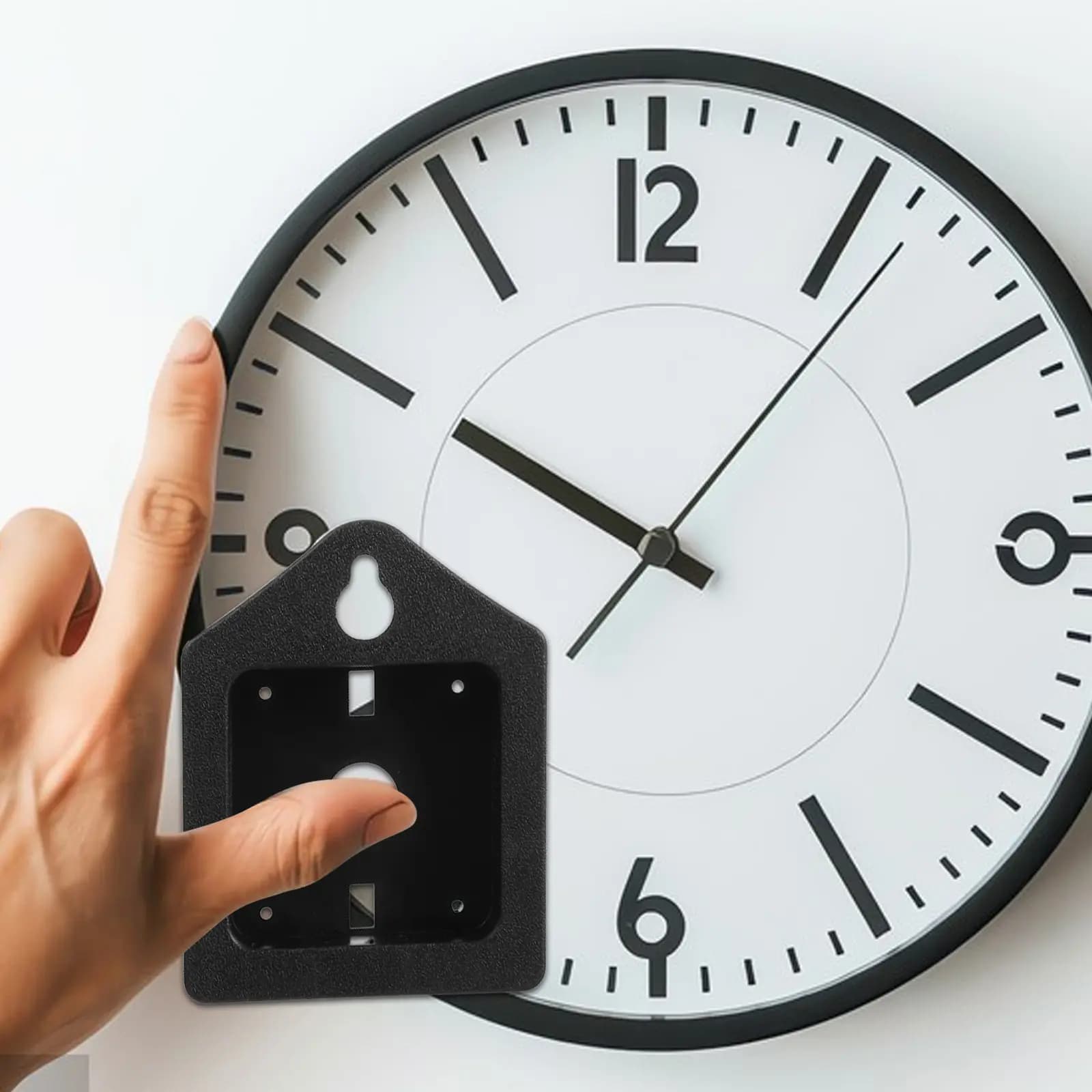 12 Pezzi Coperchi Posteriori per Orologi in Plastica, Coperture per Movimenti al Quarzo per Orologi da Parete - Facile Installazione, Ricambio Compatibile per la Casa