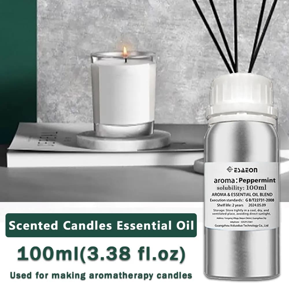 ESAEON 100ml (3.38 fl.oz) Olio Essenziale per Candele alla Rosa/Cedro/Bluebell Selvatico/Pera Inglese e Fresia - Per la Creazione di Candele Profumate