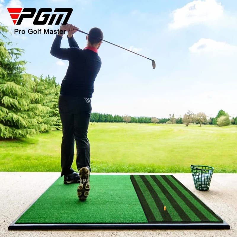 PGM DJD039 Simulatore di golf Pratica Tee up Swing Impact Tappetino per colpire