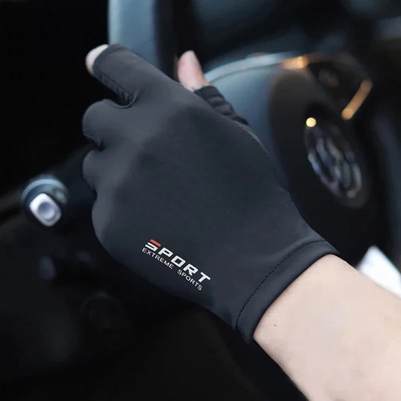 1/2 Pair Outdoor Sport Fishing Gloves Touch Screen Thin Anti Uv Protective Gear Motorcycle Racing Gloves Ice Slip Breathable