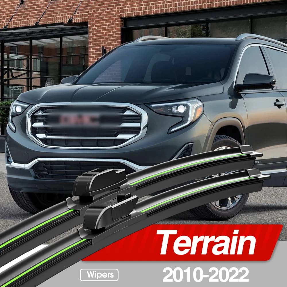For GMC Terrain 2010-2022 Front Windshield Wiper Blades 2pcs Windscreen Window Accessories 2011 2014 2016 2017 2019 2021