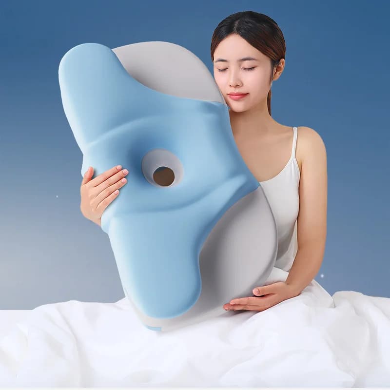 Memory Foam Cervical Pillow,Ergonomic Neck Support for Deep Sleep Pain Relief,Slow-Rebound Contour Pillow for Side Back Sleepers