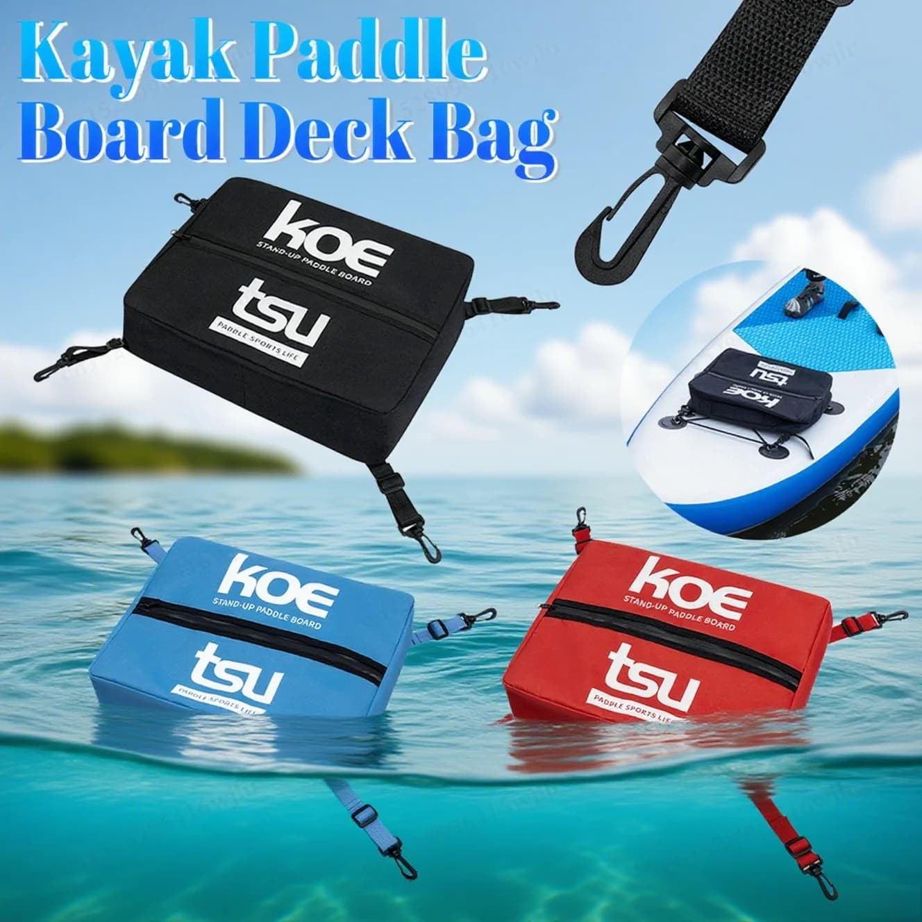 Borsa termica per paddleboard Borsa termica per tavola da surf portatile regolabile in tessuto Oxford 600D Borsa termica per tavola SUP Accessori per kayak