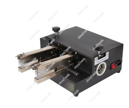 Cucitrice elettrica multifunzione da tavolo, rilegatrice elettrica touch, cucitrice automatica per documenti e file.