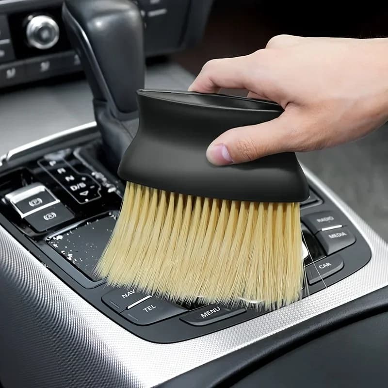 1 Spazzola per la rimozione della polvere Uscita del condizionatore d'aria Lavaggio dell'auto Artefatto per la polvere Spazzola per la rimozione della polvere Strumento per la pulizia Spazzola morbida Car Supp