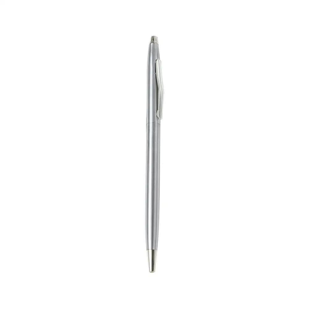 Penna in Metallo con Motivo a Onde Dorate, Regalo per Scuola e Ufficio, Cancelleria Aziendale, Penna Gel, Penna per Firme, Penna a Sfera