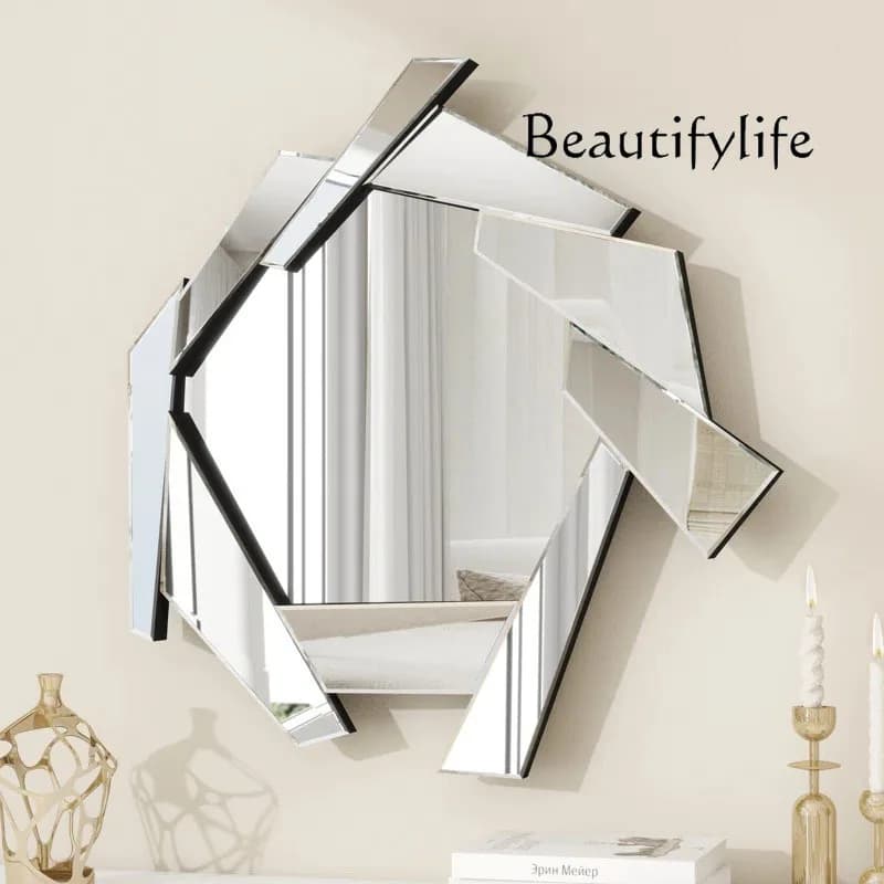 Specchio neoclassico moderno leggero di lusso appeso a parete bagno camera da letto specchio cosmetico lavabo specchio cosmetico decorazione artistica