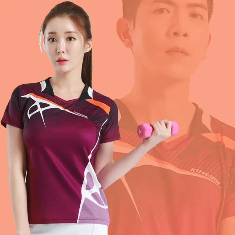 New Breathable Badminton Jacket Tennis Set Ping Pong Sweater Men's Volleyball Knee Training Women's Sports Running Clothing