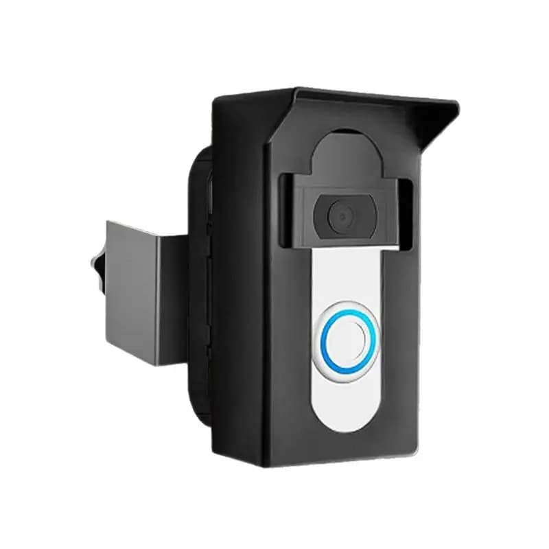 A74E- Protective Case For Blink For Ring Video Doorbell Camera, Vinyl Siding Mount Doorbell Bracket