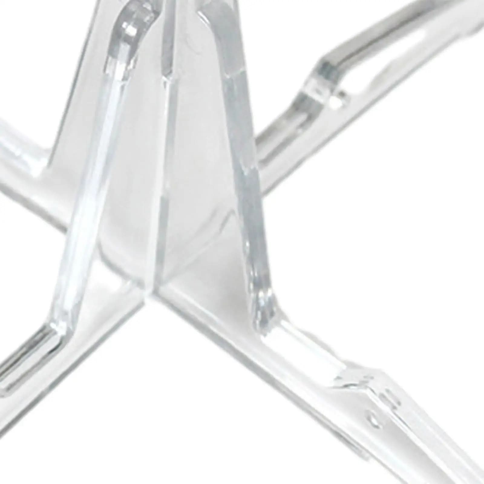 Compact Folding Clarinet Holder Tripod Structure Detachable Clear Instrument Stand for Clarinet Parts