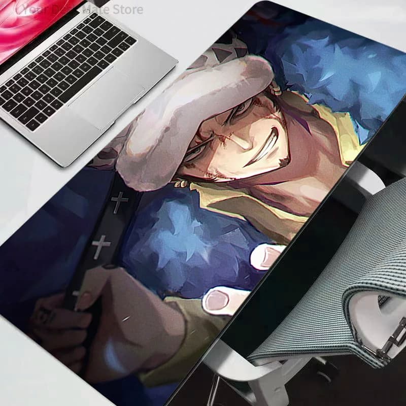 Tappetino per Mouse One Piece, Accessori da Gaming, Tappetino XXL per Scrivania PC, Tastiera e Tablet, Durevole, Tema Anime