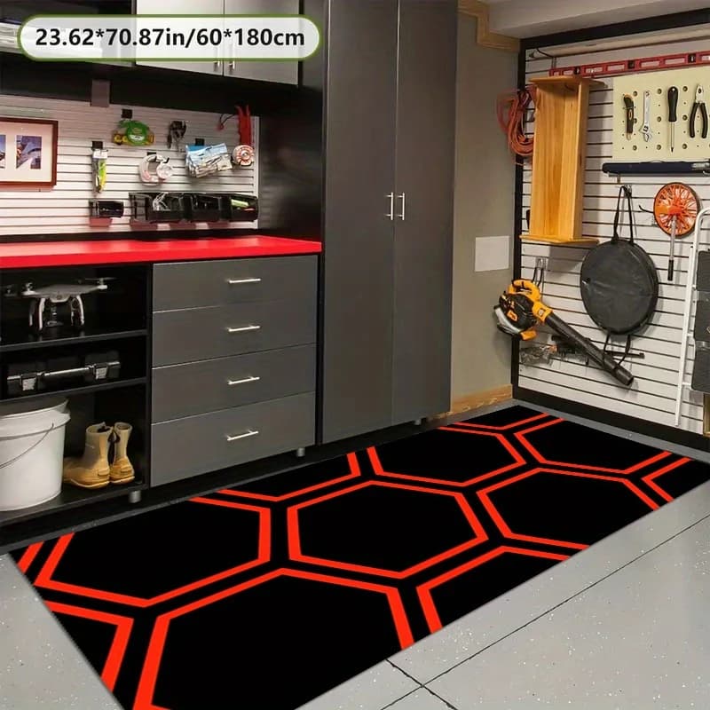 Tappetino Espositivo VIKAMA per Moto e Biciclette, Copertura per Pavimento del Garage per Appassionati di Moto, Decorazione per la Casa