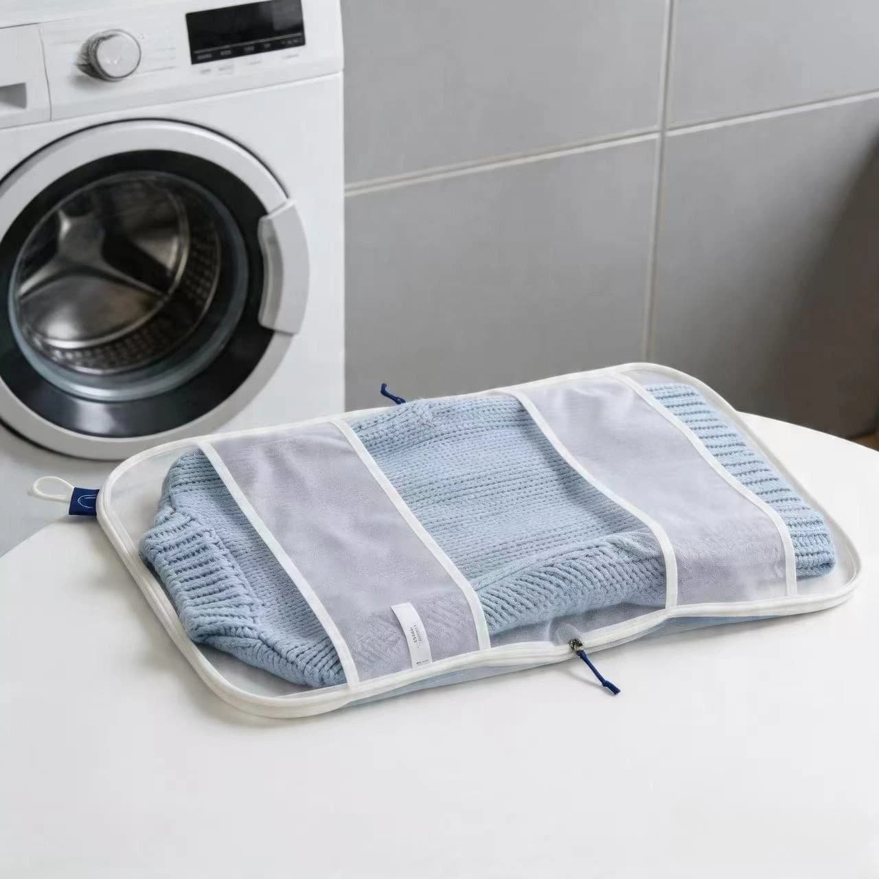 Sacchetto per Lavaggio Vestiti in Maglia, Sacchetto per Lavaggio Indumenti, Accessorio per Lavatrice a Tamburo, per Casa, Viaggi, Hotel, Dormitorio, Forniture per la Conservazione dei Vestiti