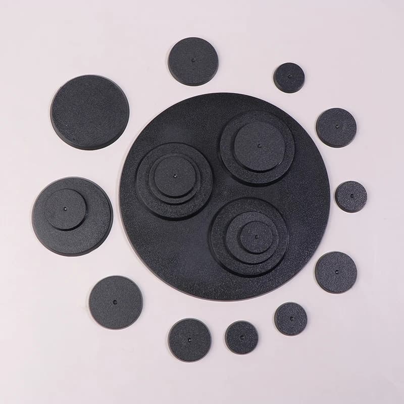 5 pz 25mm/32mm/40mm/50mm/60mm Basi Rotonde Per Giochi Da Tavolo In Miniatura Gioco Da Tavolo Base Modello di Modellazione Kit Diorama