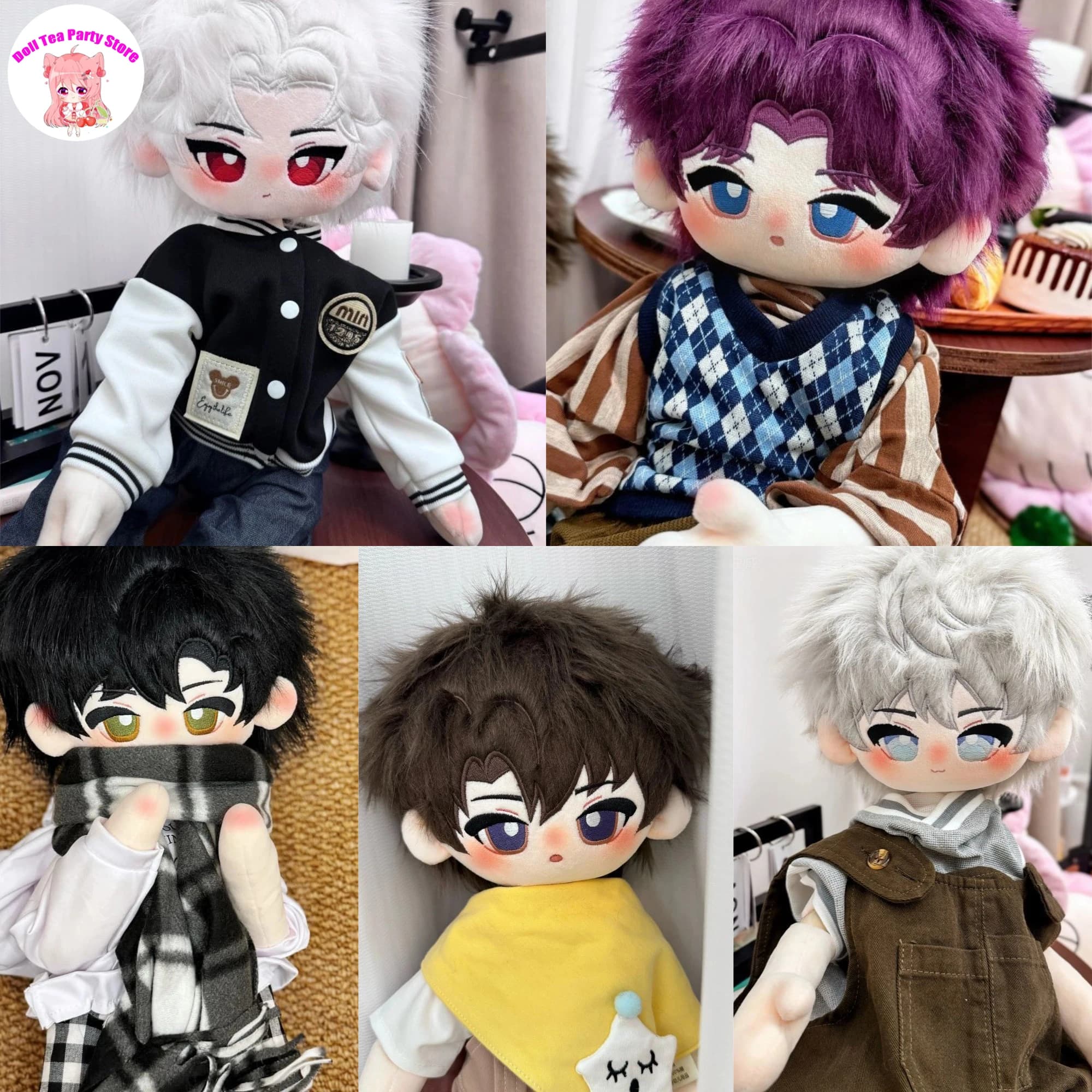 Xavier Sylus Caleb Zayne Rafayel Anime Love and Deepspace Bambola Articolata 60CM Gambe Lunghe Giocattolo Cosplay Cuscino Decorativo