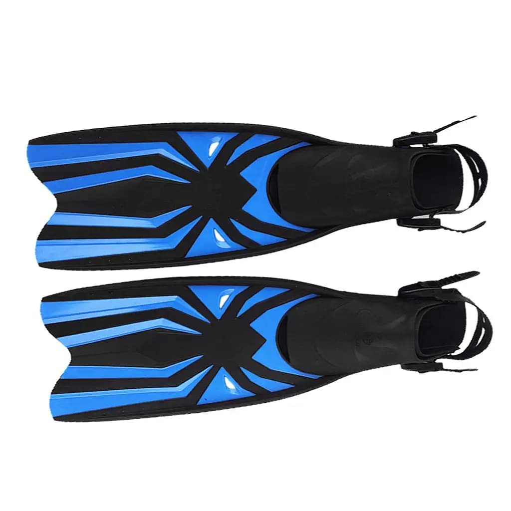 Swim Pool Training Fins Open Heel TPE Scuba Flippers Lightweight Free Diving Gear for Snorkeling and Travel