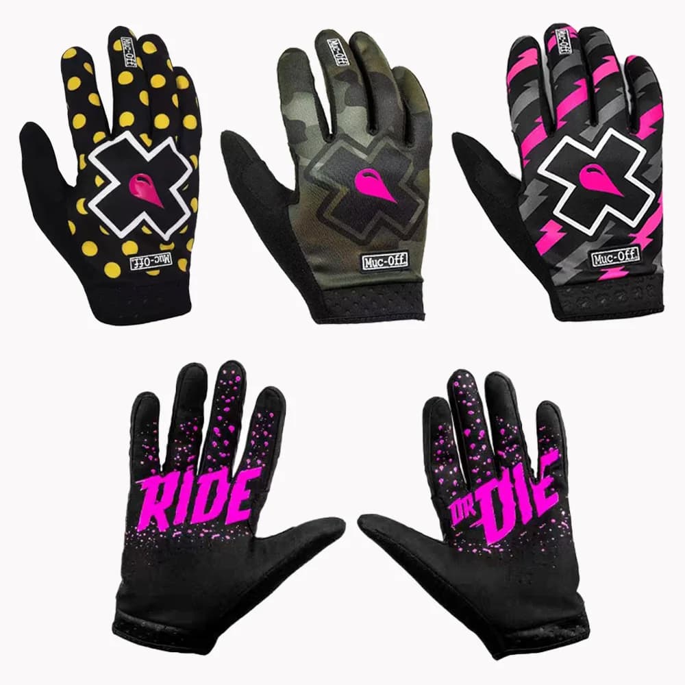 Guanti da equitazione fuoristrada, adatti per motociclette, mountain bike, downhill MTB, DH, guanti MX, caratterizzati da un design touch screen