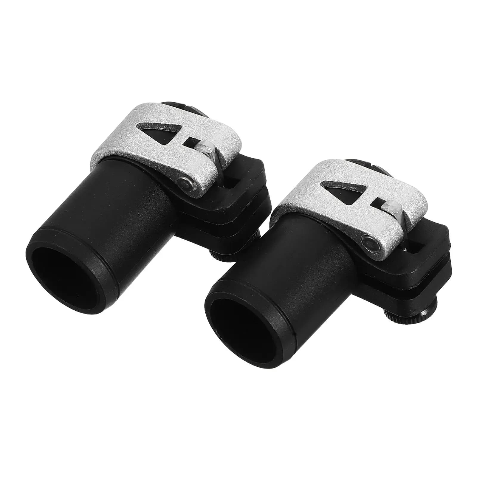 2 trekking poles with external block, high-strength aluminum alloy, fast adjustment, anti-slip, for climbing and outdoor hiking