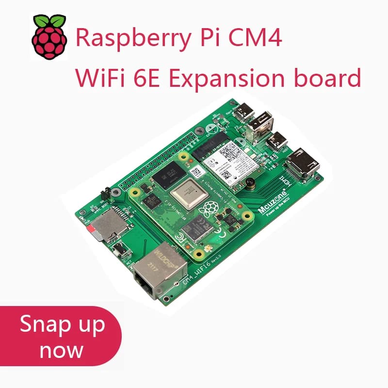 Scheda di espansione WiFi 6E wifi6 basata su CM4, modulo di elaborazione Raspberry Pi 4, chiave Intel AX200 AX210 PCIe A