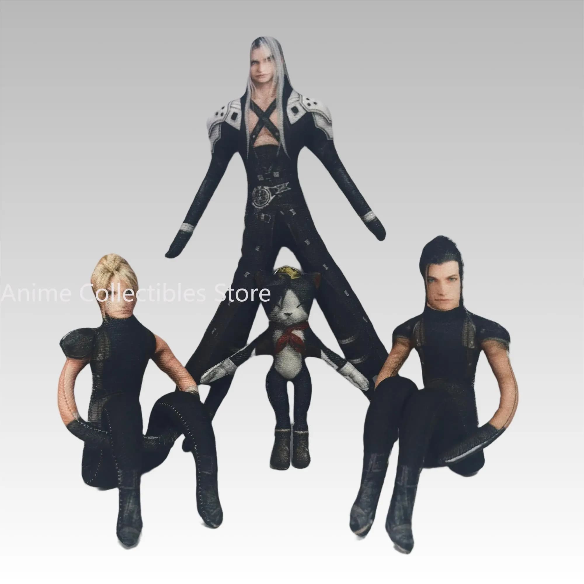 Anime Cloud Strife Tifa Lockhart bambola astratta scheletro incorporato figura modello di gioco anime da collezione