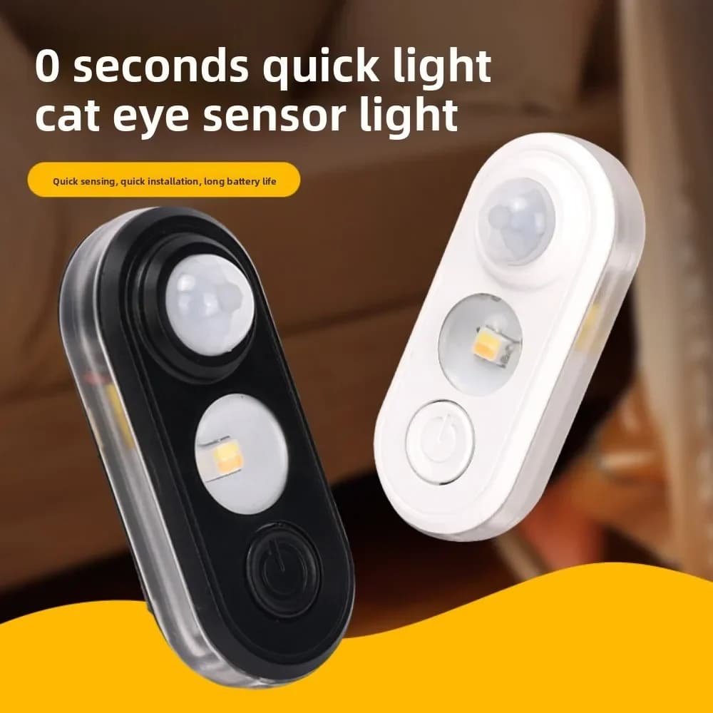Rechargeable Sensor Night Light Auto On Off Smart Bedside Lamp for Bedroom Hallway Baby Feeding Emergency Lighting