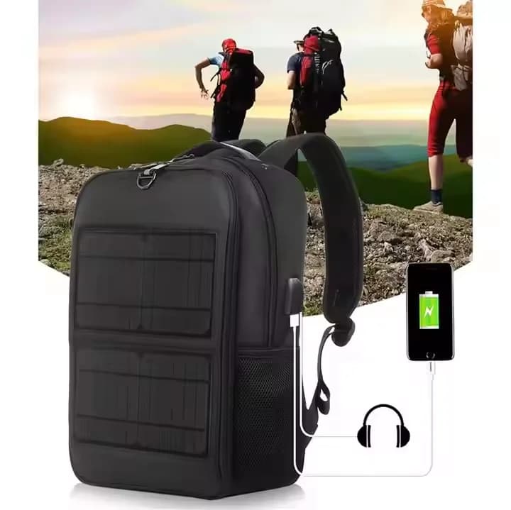 Borsa da spiaggia e da viaggio con pannello solare impermeabile, caricatore USB, con porta di ricarica, prodotto correlato ad energia solare