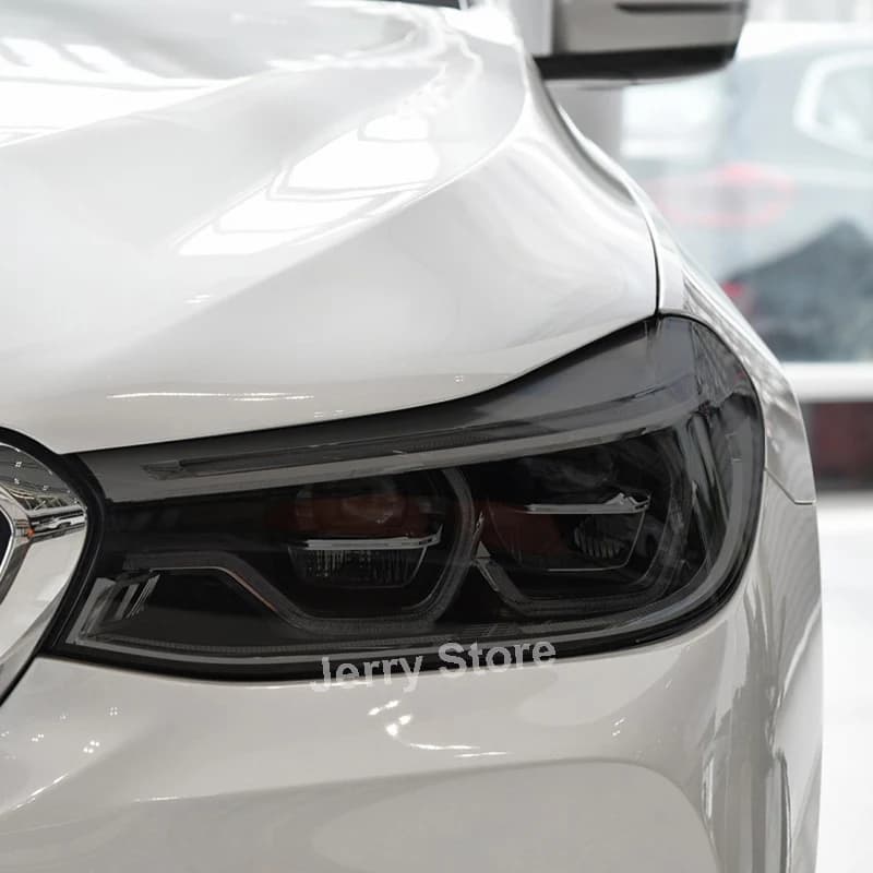 Per BMW Serie 6 GT G32 2018-2020 Faro Dell'automobile Pellicola Protettiva Faro di Riparazione del Vinile Restauro Trasparente Nero TPU adesivo