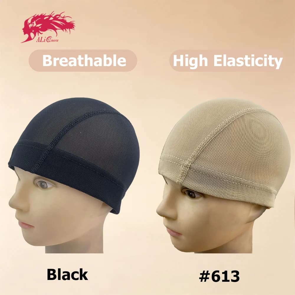 Swim Wig Cap Hair Net 613/Black Wig Making Caps For Making Wigs Cap Weave Wig S/M/L/XL Include Custom Wig Cap Processing Service