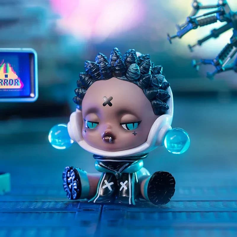 Pop Mart Skullpanda Serie City of Night Scatola cieca Scatola misteriosa Caixa Sorpresa Ragazze Figure anime Modello carino Regalo di compleanno