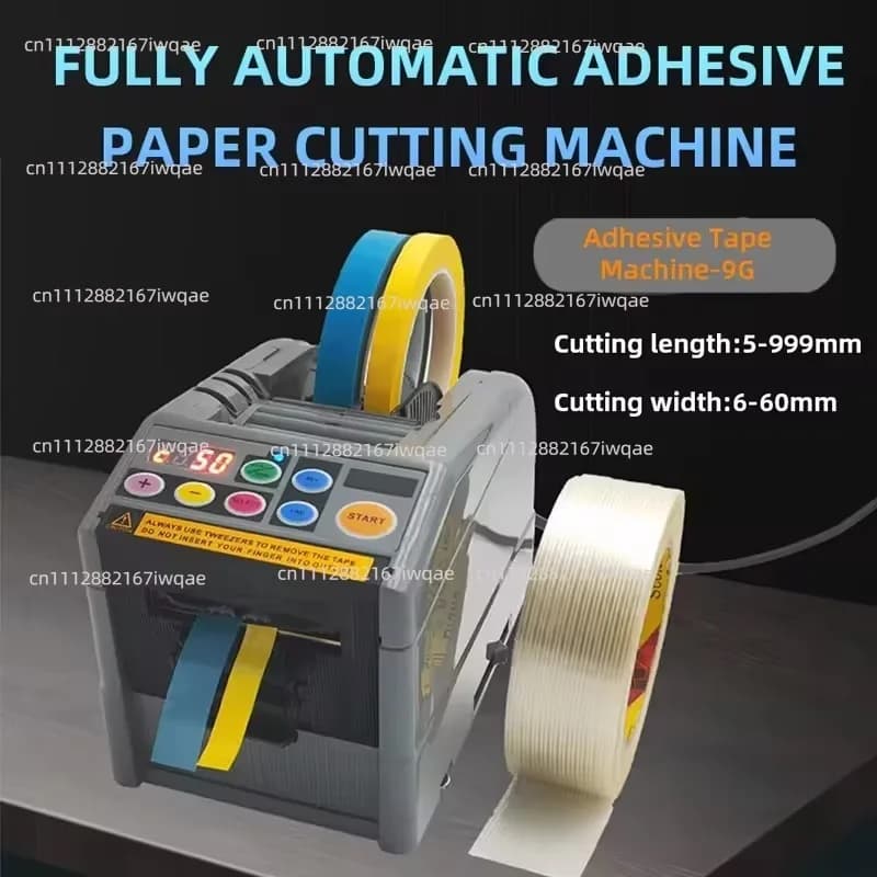 6-60mm Width Automatic Electric Adhesive Tape Dispenser Cutter Cutting Machine Vinyl Transparent Tape Slitting Machine