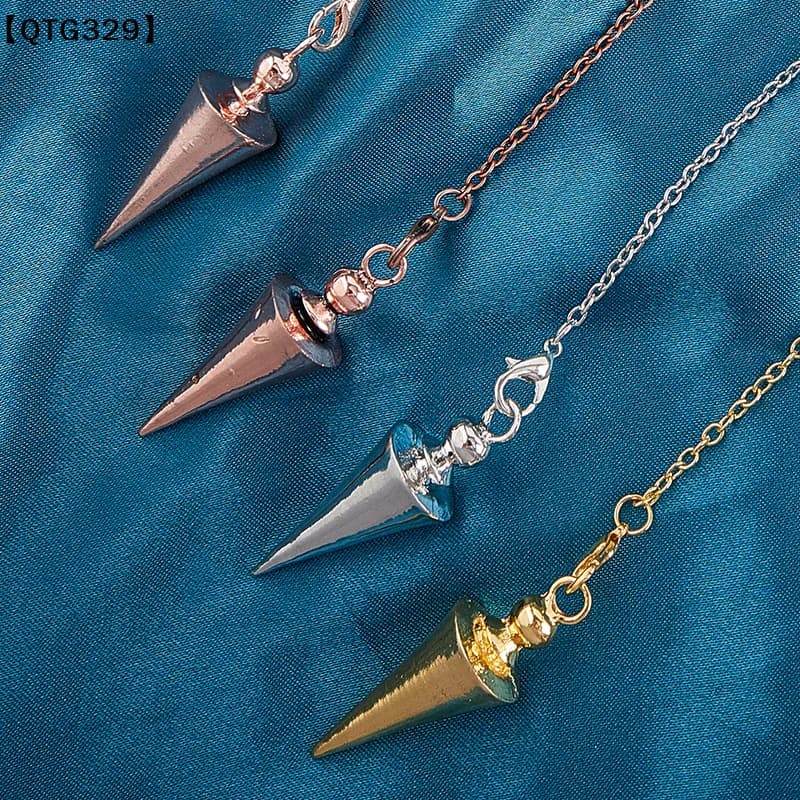 【QTG329】Metal Pendulum For Antique Spiritual Pendulo Radiestesia Healing Pendule Jewelry[T]【WQ】
