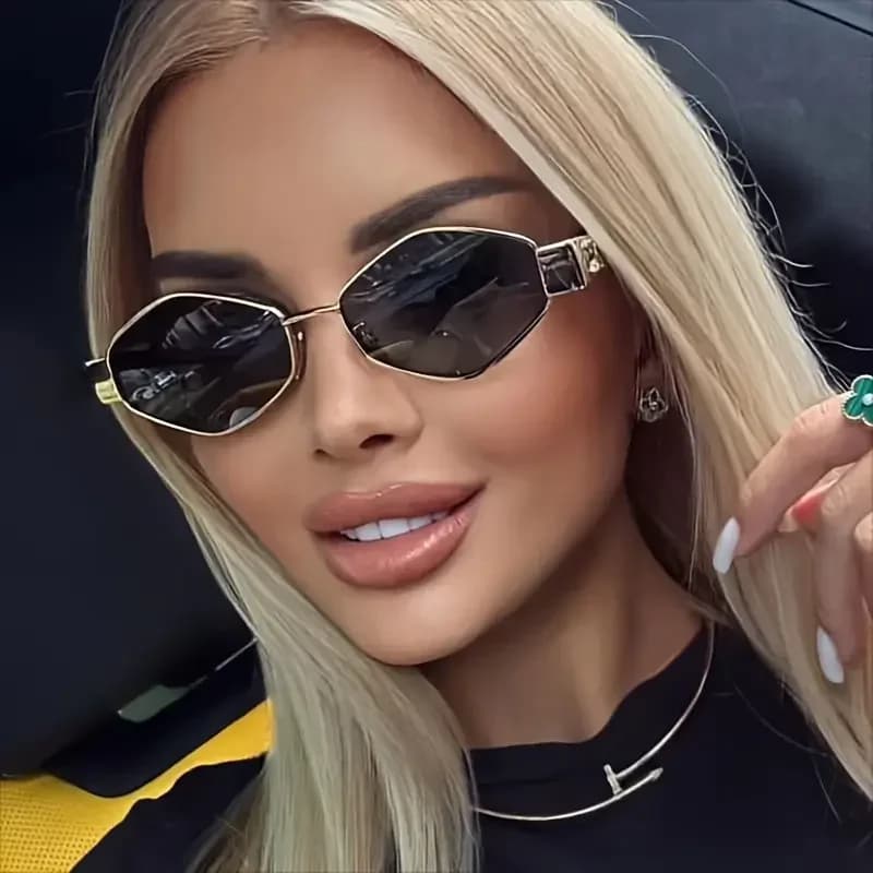 Vintage Punk Style Sunglasses Retro Round Metal Frame Unisex Sun Glasses Fashion Eyewear