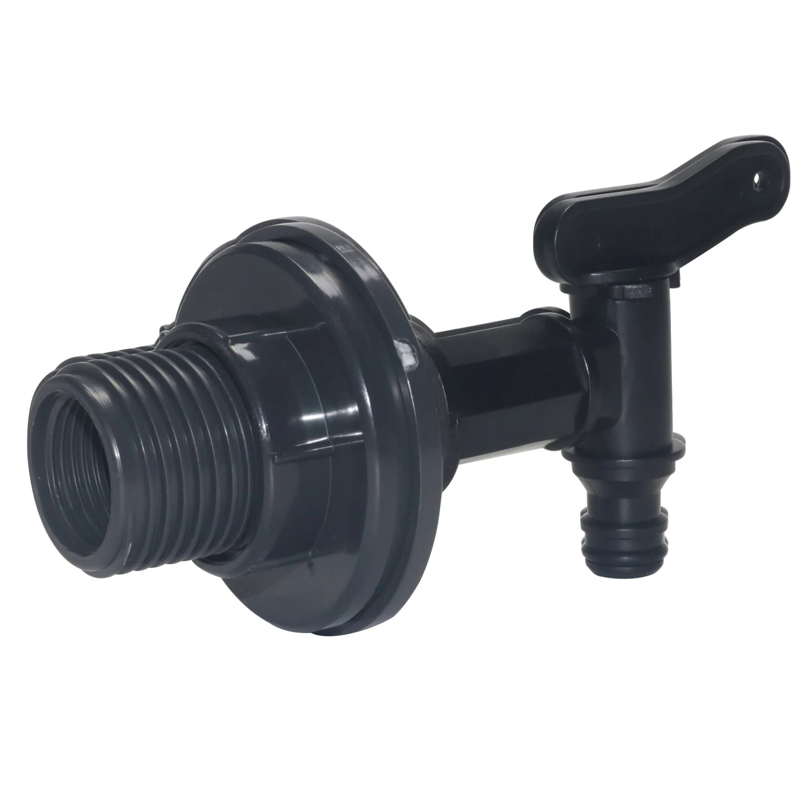 Lavaggio auto Giardino Serbatoio dell'acqua Irrigazione Set di rubinetti speciali IBC Rubinetto del serbatoio dell'acqua Tubo flessibile di irrigazione a goccia Connettore Piastra filettata