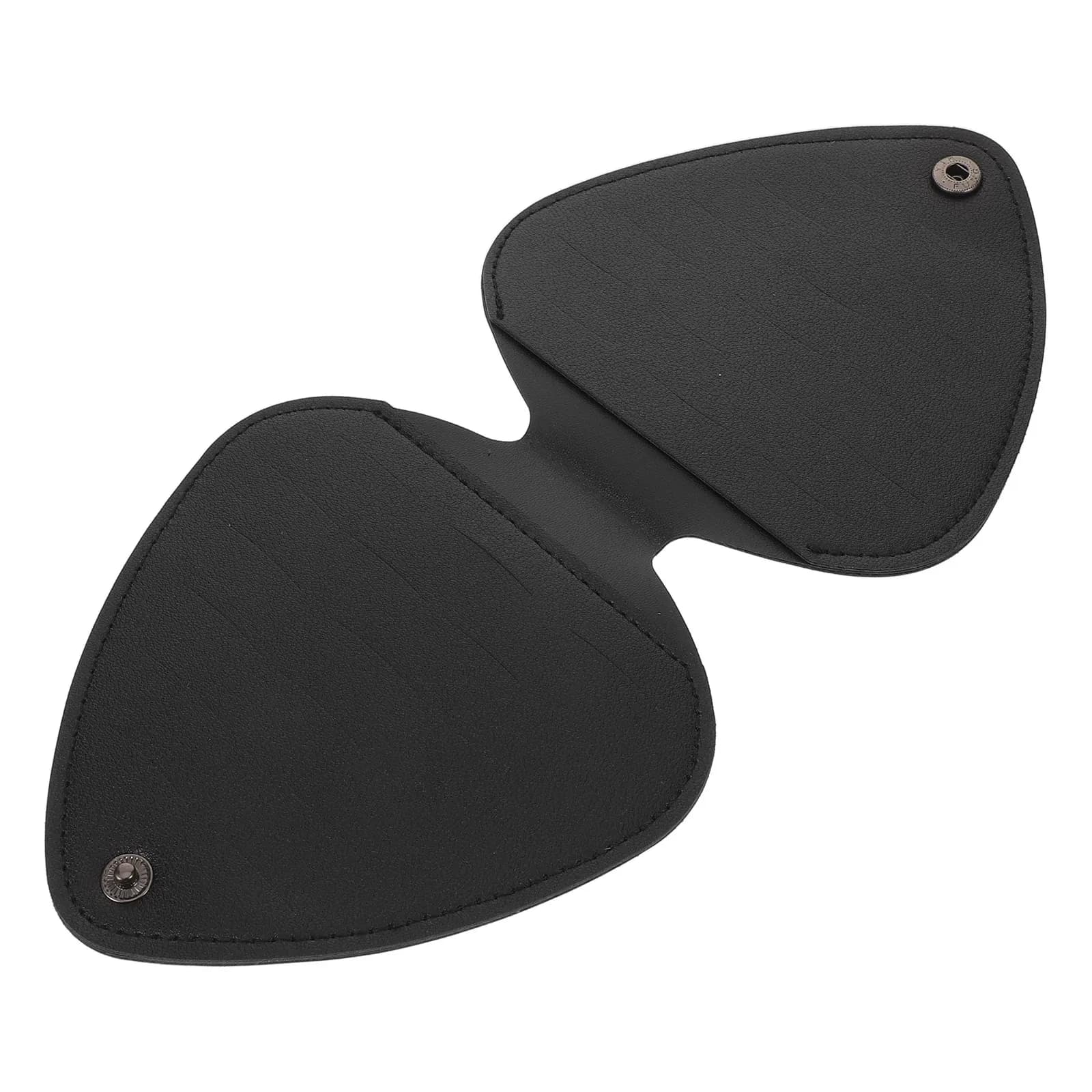 Custodia Porta Plettri per Chitarra Impermeabile in PU, Design Triangolare, Accesso Rapido, Organizzatore Portatile per Plettri per Chitarra Acustica