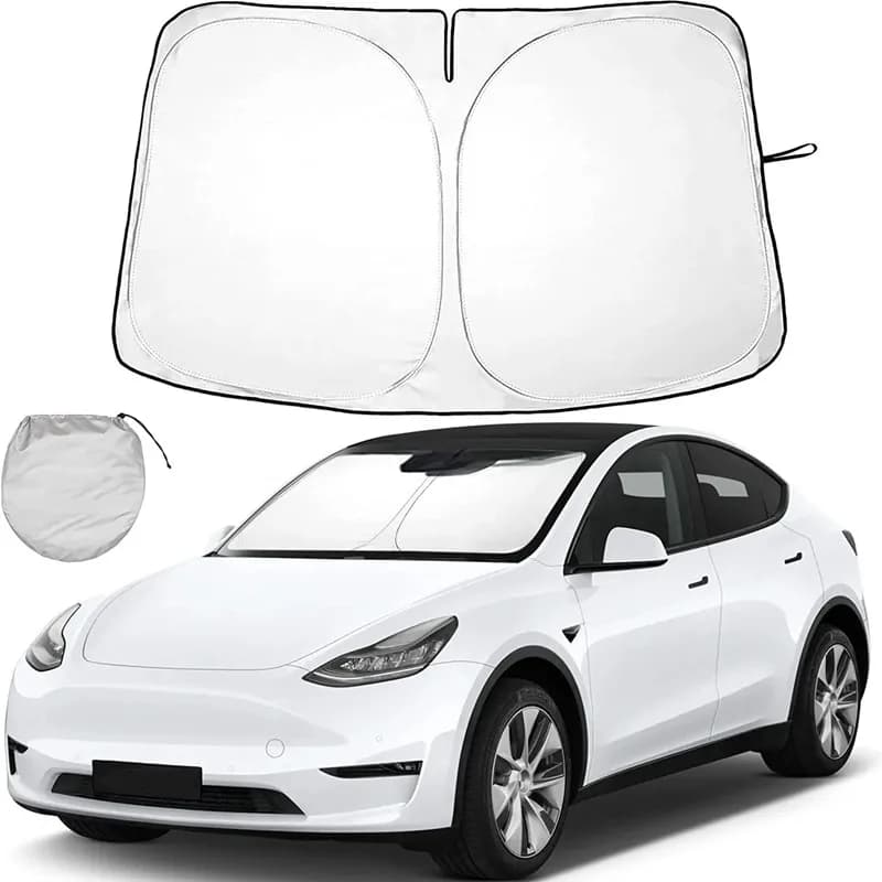 Car Windscreen Sun Covers Visiere Front Window Sunscreen Sunscreen Covers For Tesla Model 3 Y Sunbeds Accessories