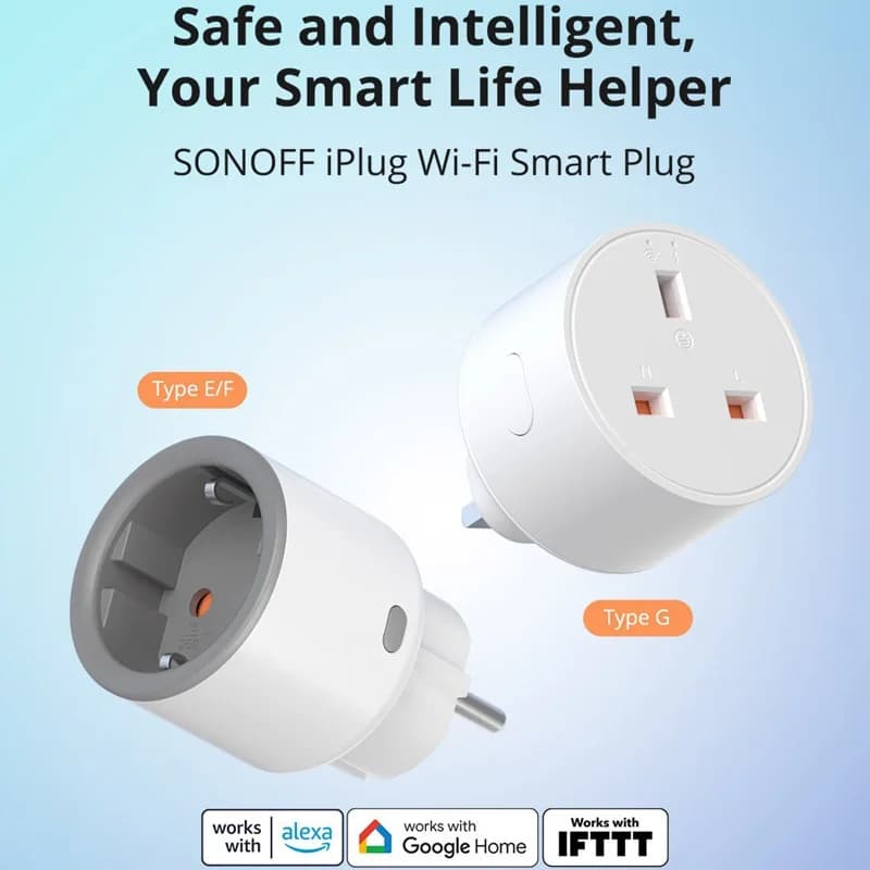 SONOFF S60 TPF EU WiFi Smart Plug with energy monitoring timer remote control voice control scene smart socket 16A