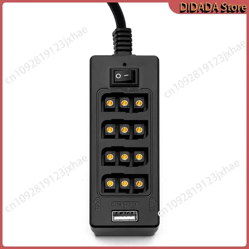 N82R D-Tap A 4 Femmina D-Tap 2 DC Uscita USB Cavo di Alimentazione Distributore Splitter Hub Box Per Anton Bauer V Montaggio batterie Facile da