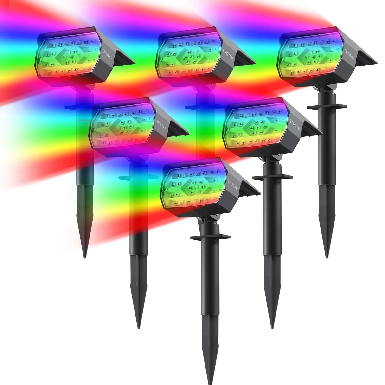 Swiatla 29LED RGB faretto solare 7 colori che cambiano decorazioni natalizie luci paesaggistiche per esterni IP67 impermeabile per Patio da giardino