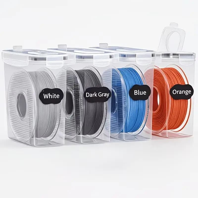 Large Capacity Transparent 3D Printer Filament Storage Container Portable Waterproof Moisture‑Resistant Filament Keeping Box