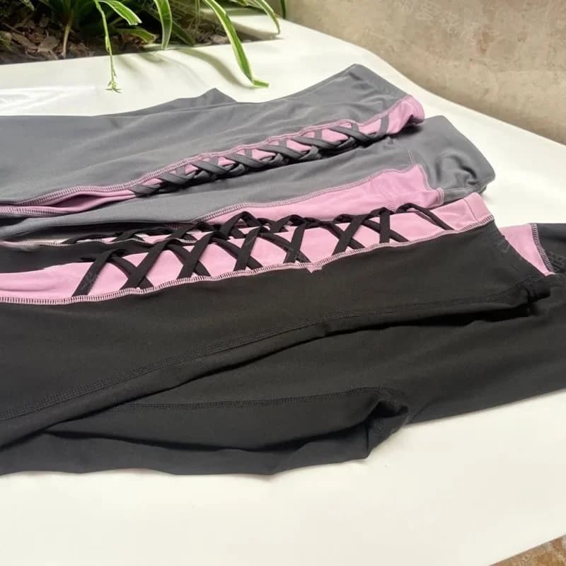 High Waist High Elastic Ultra Soft Slim Fit Ice Skating Top Trousers Professional Figure Skating Training Pants Clothing
