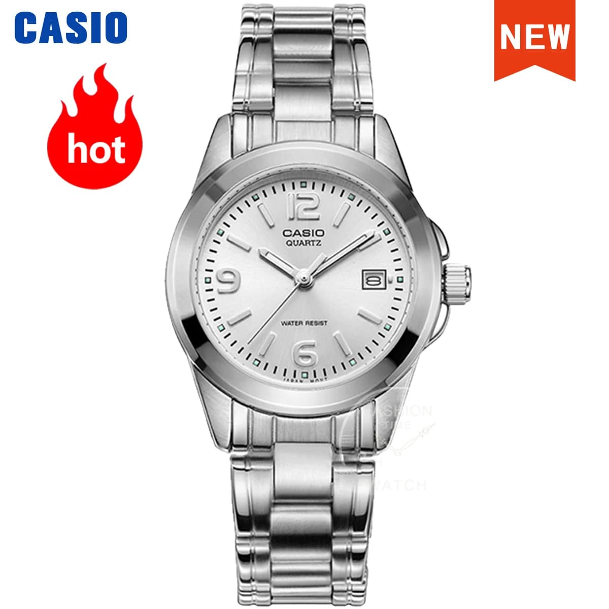 Casio watch Business Steel Strap Women's Watch Quartz watch fashion LTP-1215A-7A