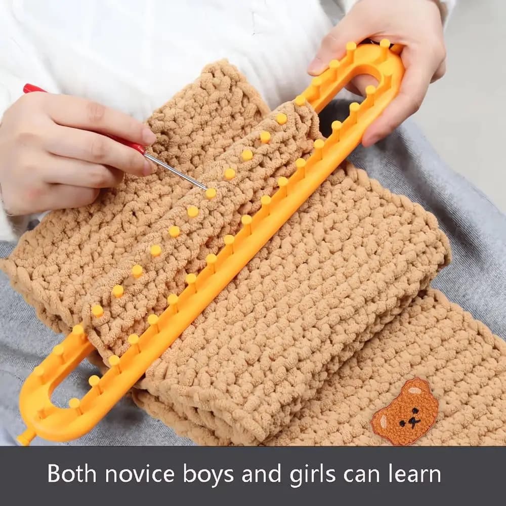 Durable 26/36/47/58cm Weaving Loom Knitting Kit Rectangle DIY DIY Machine Sewing Tools Handmade Craft Braiding Tool