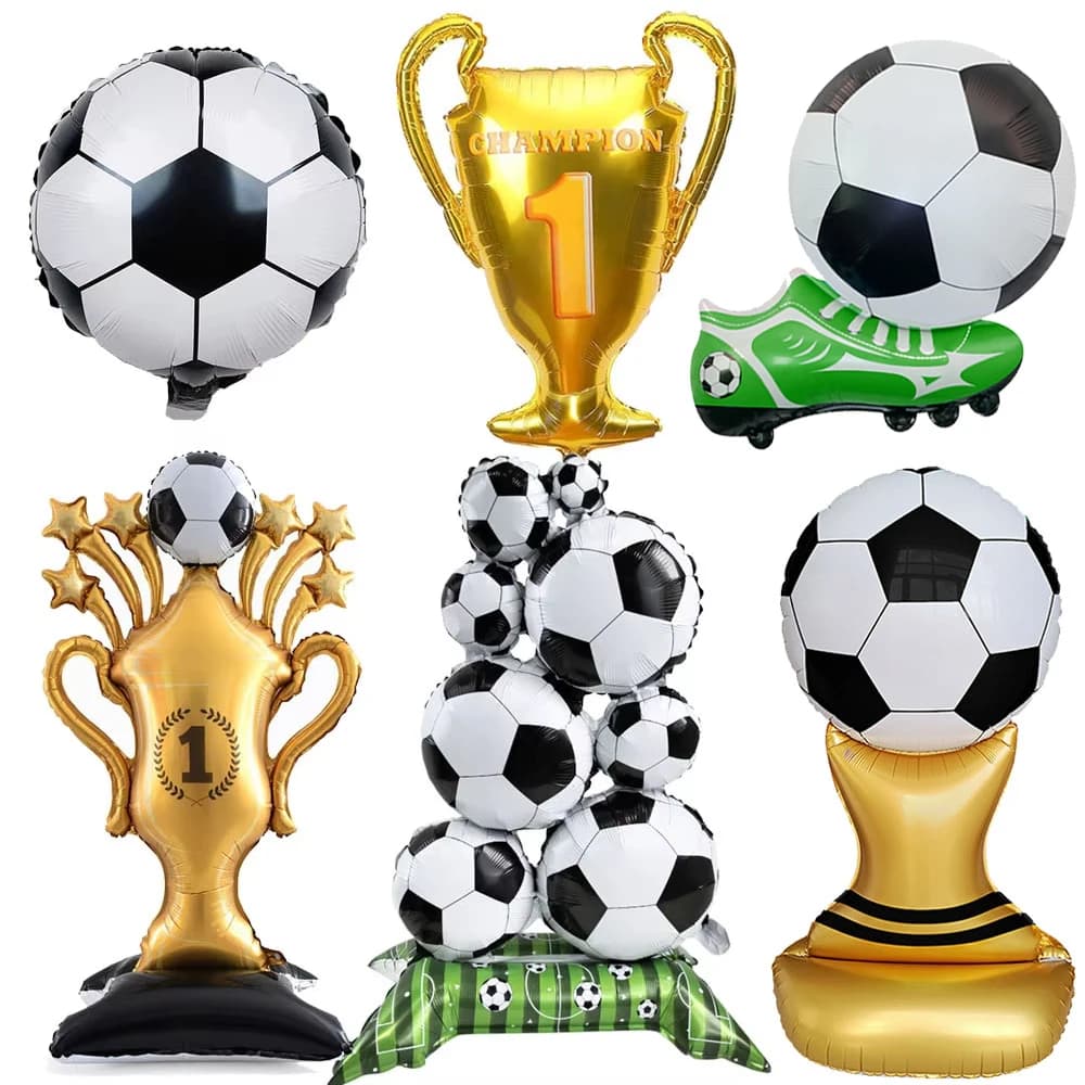 Football Lamina Balloon Standing Children's Football theme Birthday party Baby shower Decorations For Football Club Decorations Kids Gifts