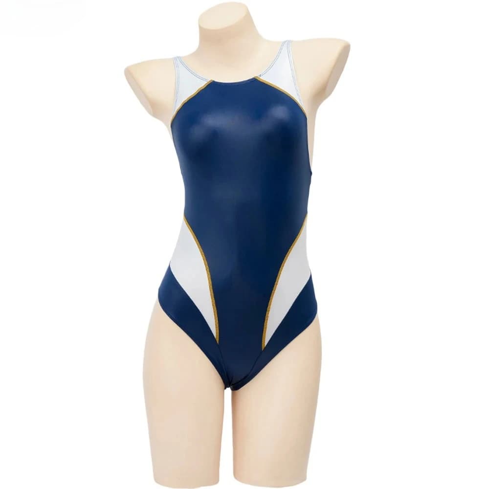 Swimwear Anime Racing Sporty Without Back, Japanese Cosplay Suit, Underwear for Role Games, Nightwear